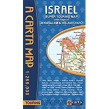 map israel tour